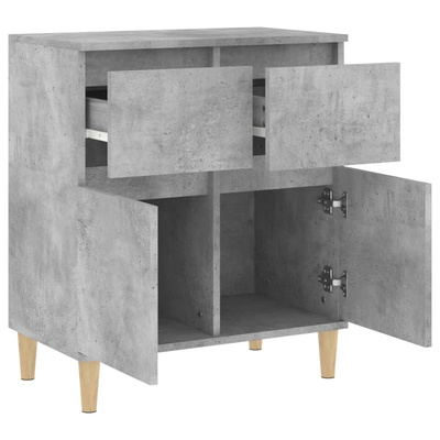 vidaXL Komoda, szarość betonu, 60x35x70 cm, materiał drewnopochodny wariant 5