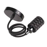 Zawiesie metalowe czarne lampa wisząca oprawa E27 31-04901