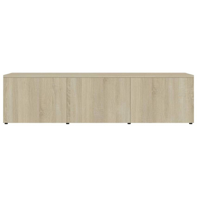 vidaXL Szafka pod TV, dąb sonoma 120x34x30 cm, materiał drewnopochodny