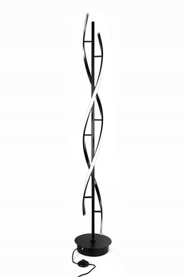 Lampa stojąca trend czarna 70W + pilot dl-f10