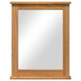 Lustro VIGO Miodowy brąz 55,5 x 5 x 70 cm Lite drewno sosnowe