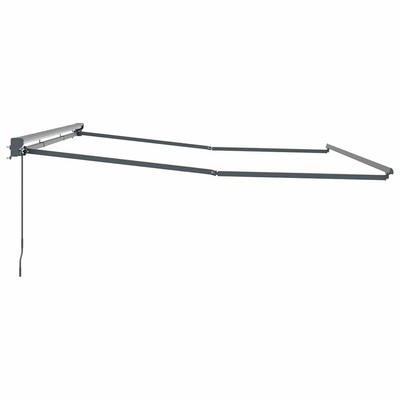 Rama markizy Z regulacją Antracyt 4 × 3 m Stal