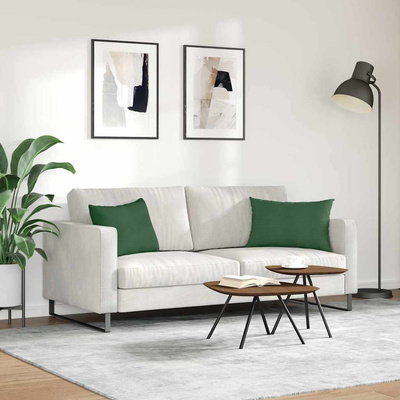 Poduszki na sofę 2 pcs Ciemna zieleń 60 x 40 cm