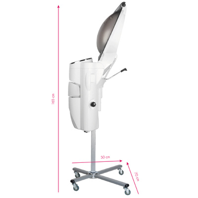 Gabbiano sauna fryzjerska stojąca biała z aktywnym ozonem 126314