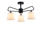 Lampa sufitowa czarno-biała metalowa Morley Ledea 50203091