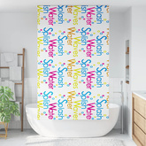 Roleta prysznicowa 140x240 cm Szerokość tkaniny 136 cm