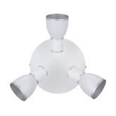 Lampa sufitowa candellux fido 98-63397 plafon e14 biały+chrom