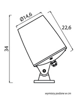 Reflektor zewnętrzny BB-146