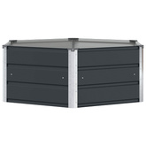 Donica Antracyt 129 x 129 x 45 cm Stal