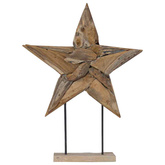 Gwiazda Bożonarodzeniowa Brązowy 59,5 x 18 x 74 cm