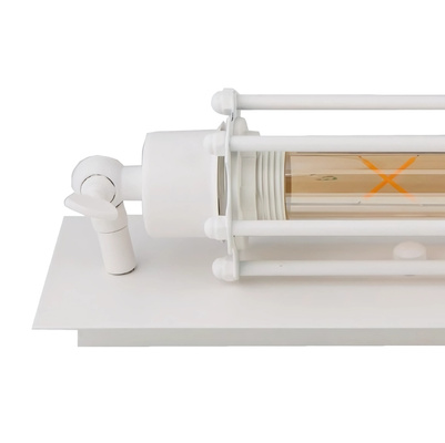 Kinkiet Retro Loft Abigali E27 biały