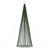 vidaXL Stożkowa choinka z lampek, 688 niebieskich LED, 300 cm