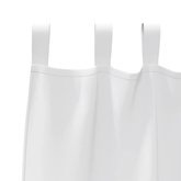 Firany blackout z kółkami 2 pcs Czysta Biała 175 x 140 cm