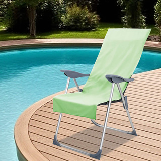 Ręczniki do Krzeseł na Zewnątrz 2 pcs Zielony 130 x 60 cm