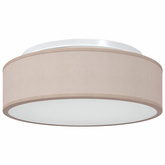 Lampa Sufitowa Ciemnoszary 38 x 38 x 13,5 cm tkanina