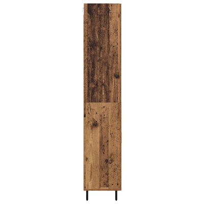 Highboard 2 szt. Stare drewno 69,5 x 34 x 180 cm