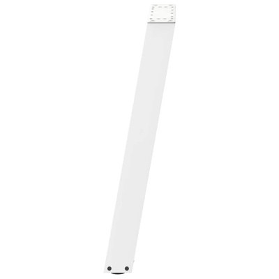 Nogi do stołu jadalnego w kształcie litery U 2 szt. Białe 50x(72-73) cm Stal