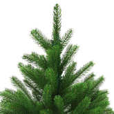 vidaXL Sztuczna choinka z lampkami i bombkami, 120 cm, zielona model standard