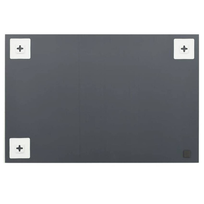 vidaXL Lustro ścienne z lampkami LED, prostokątne, szklane