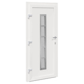 Drzwi Frontowe 98 x 208 cm PVC Biały