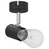 Reflektor sufitowy Czarny 6,5 x 6 x 11,5 cm Metal