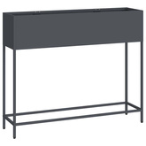 Podwyższona doniczka ogrodowa Antracyt 100 x 26 x 82 cm Stal