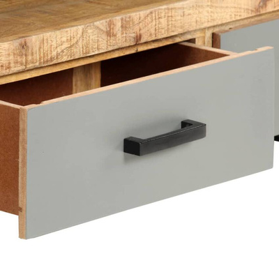 vidaXL Szafka pod TV, 130x30x50 cm, lite drewno mango