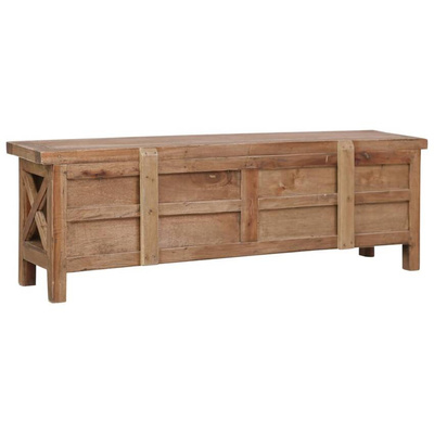 vidaXL Szafka pod TV, 3 szuflady, 120x30x40 cm, lite drewno mahoniowe