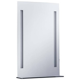vidaXL Ścienne lustro łazienkowe z LED, z półką, 60 x 80 cm