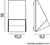 Lampa elewacyjna M1503
