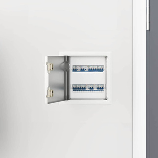 Panel dostępu 2 szt. Biały 23 x 23 x 3 cm Stal
