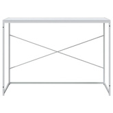 vidaXL Biurko komputerowe, białe 110x60x70 cm, materiał drewnopochodny