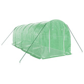 Szklarnia ze stalową ramą, zielona, 12 m?, 6x2x2 m