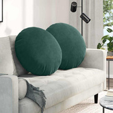 Poduszki na siedziska 2 pcs Ciemna zieleń ?60 x 21 cm Aksamit