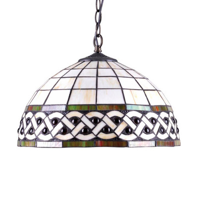 Lampa wisząca witraż K-P162208 z serii TIFANY