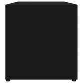 vidaXL Szafka pod TV, czarna, 80x34x36 cm materiał drewnopochodny