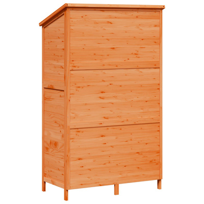 Shed ogrodowy brązowy 106 x 56 x 176,5 cm Drewno Świerkowe