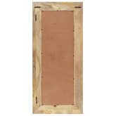 vidaXL Lustro, 110 x 50 cm, lite drewno mango