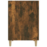 vidaXL Biurko, przydymiony dąb, 140x50x75 cm, materiał drewnopochodny model standard