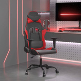 vidaXL Fotel gamingowy, czarno-czerwony, sztuczna skóra wariant 5