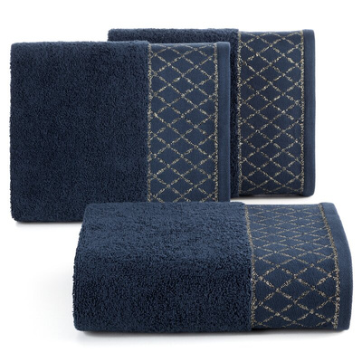 Ręcznik Layla granatowy 70x140