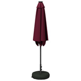 Parasol ogrodowy z oświetleniem LED i podstawą 270 x 270 cm
