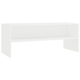 vidaXL Szafka pod TV, biała, 100x40x40 cm, materiał drewnopochodny