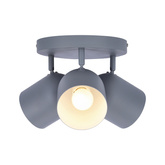 Lampa sufitowa 3xE27 szara 32cm AZURO 98-63236