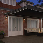 Rama markizy Ze LED Lights Antracyt 600 × 350 cm Aluminium
