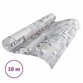 Tapeta 3D z kamieniem Szary 10 x 0,53 m Tkanina nienałożona