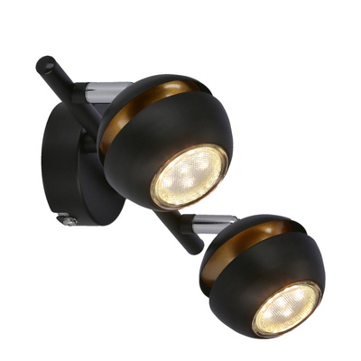 Boni listwa 2x3w gu10 led czarny