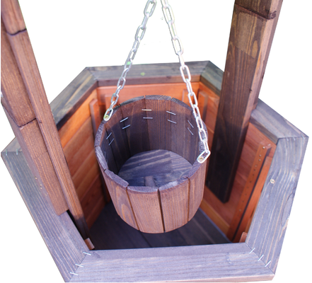 Studnia ogrodowa drewniana duża 135cm ST-2