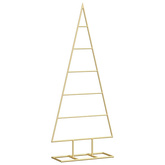 Metalowa choinka świąteczna złoty 90 cm Stal Malowana Proszkowo