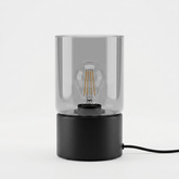 Minimalistyczna lampa stołowa w kolorze czarnym K-6050 z serii DEX